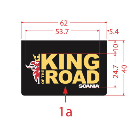 Scania King of the road Mudflap