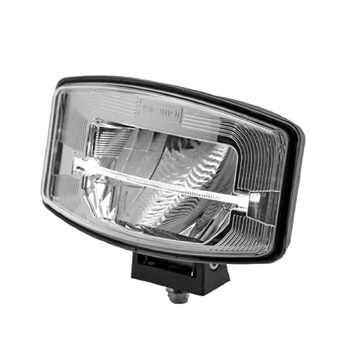 FULL LED DRIVING LAMP WITH LIGHT-BAR – (SMOKED CHROME)
