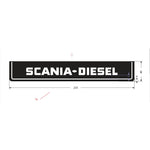 Mudflap Rear Bumper Scania-Diesel